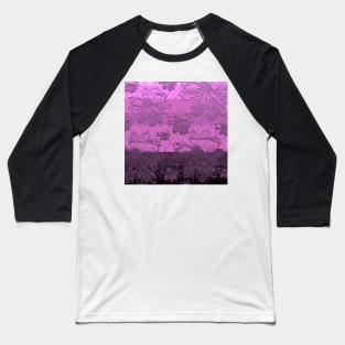 Pink Flower Celebration Baseball T-Shirt